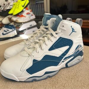 Nike Air Jordan MVP 678 White Industrial Blue French DZ4475-101 sz 10.5 Men's